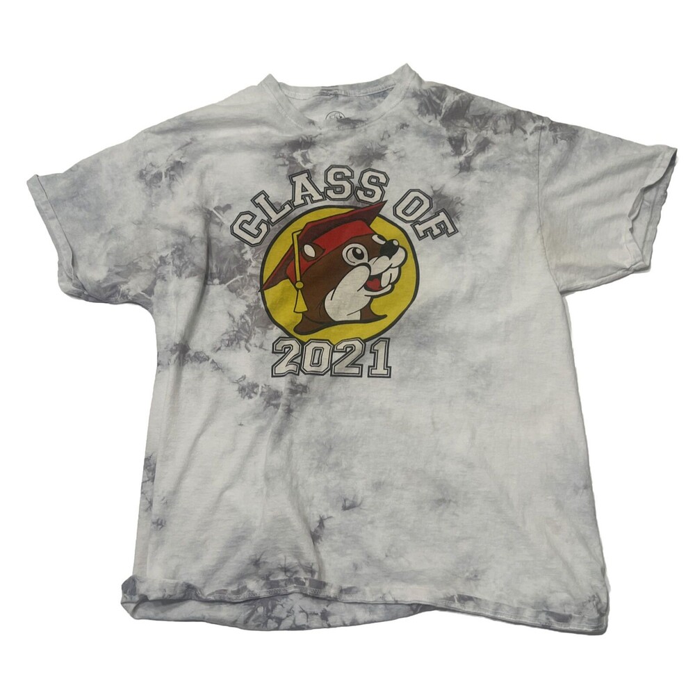 Buc-ees Beaver Class Of 2021 Tie-Dye T-Shirt Unisex SZ XL